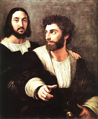Self Portrait with a Friend Raphael